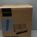 Sheenive Stadium Seats for Bleachers with Back Support, Bleacher Seats with Backs and Cushion Wide, Padded Portable Folding Comfort Stadium Chair with Shoulder Strap, Perfect for Sports Events (Black)