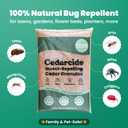 Cedarcide Lawn, Home & Garden Cedar Granules | Repels Fleas, Ticks, Ants & Mosquitoes | Smells Great, Easy to Use | Family & Pet Safe | 2 Bags (16 Lbs)