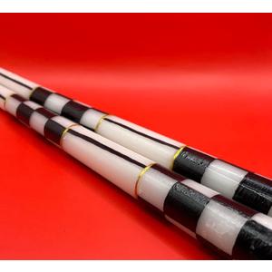 %100 Handmade Christmas Decorative Hand Painted Taper Candles, 2 Pack | Checkered Black & White | for Dinner Table and Interior Decoration, Christmas Decoration, New Year Holiday Decor