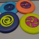 B. toys  Flying Disc Set  4 Colorful Flying Discs  Outdoor Sports & Games for Kids  Disc Set for Backyard, Park, Beach  Ages 4+  Disc-Oh!