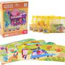 TOI Leveled Puzzles for Kids Aged 2.5 and Up, Toddler Puzzle Preschool Learning Jigsaw Puzzles, Large Pieces Educational Game for Boys Girls, Cognitive Story Step 2