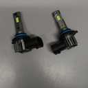 RCJ 9005 Bulbs, 16000LM Super Bright HB3 Fog Light, 6000K Cool White, Real 1:1 Size Plug and Play, Canbus Ready, lP67 Waterproof, Pack of 2