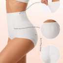 Women's Slip Short Under Dress Soft Breathable Elastic Briefs Silky Smooth Light Tummy Control Panties (M)