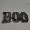 Halloween Decorations-3 LED Marquee Light up Letters "BOO" Sign Halloween Decor for Kitchen Tabletop Fireplace Mantel Party Indoor
