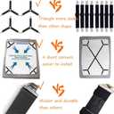 Ultrashang Sheet Straps Clip Triangle: 2-Set Elastic Fitted Bedding Sheet Fasteners Holder Suspenders for Bed Band Crib Mattress Pad Corner Gripper Bedsheet Keeper