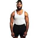 Ekkovision Beaters, Men's Tank Tops, Cotton Spandex Blend Tanks for Men, Comfortable, Durable Ribbed Fabric, L
