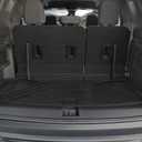 Cargo Mat for 2024 2025 2026 Chevy Traverse/GMC Acadia/ 2025 Buick Enclave, Full Coverage All Weather Trunk Mat Cargo Liner with Backrest Protectors for Chevy Traverse Accessories