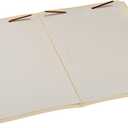 Amazon Basics Manila File Folders with Fasteners for Organized Filing, Letter Size, 100-Pack