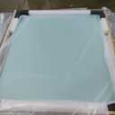 SMARTSTANDARD Sliding Closet Door, 64"80"(Double Barn Doors 33"), Double Frosted 3 Panel Glass Sliding Door with Hardware Kit, Pre-Drilled Door Panel, Need to Assemble, MDF with PVC Surface, White