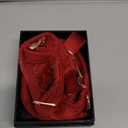 ARING PET Velvet Dog Collar Set, Cute Velvet Dog Collar and Leash Set, Soft & Comfy, Adjustable Christmas Red Collars with Metal Buckle for Small Medium Large and Girl Boy Dogs