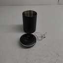 Irishom Vacuum Coffee Canisters with Airtight Lids 33 Auto Vacuum and Stop Touch Screen Storage Jar 1.6L/54oz (Black)