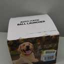 Automatic Dog Ball Launcher, Dog Ball Thrower Machine with 10-30Ft 3 Launching Distance, Interactive Toys for Small Dogs Indoor & Outdoor with 15 Mini Tennis Balls (2 inch) -Blue