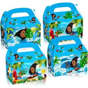 JeVenis 12 PCS Hawaii Party Treats Goodies Candy Gift Box Party Supplies | Hawaii Party Treats Goodies Candy Gift Box Party Supplies Decorations for Birthday Baby Shower Bridal Shower