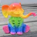 2 x Seasons 5.25" Rainbow Elephant Skeleton Halloween Decoration for Crazy Bonez Animal Skeleton Line