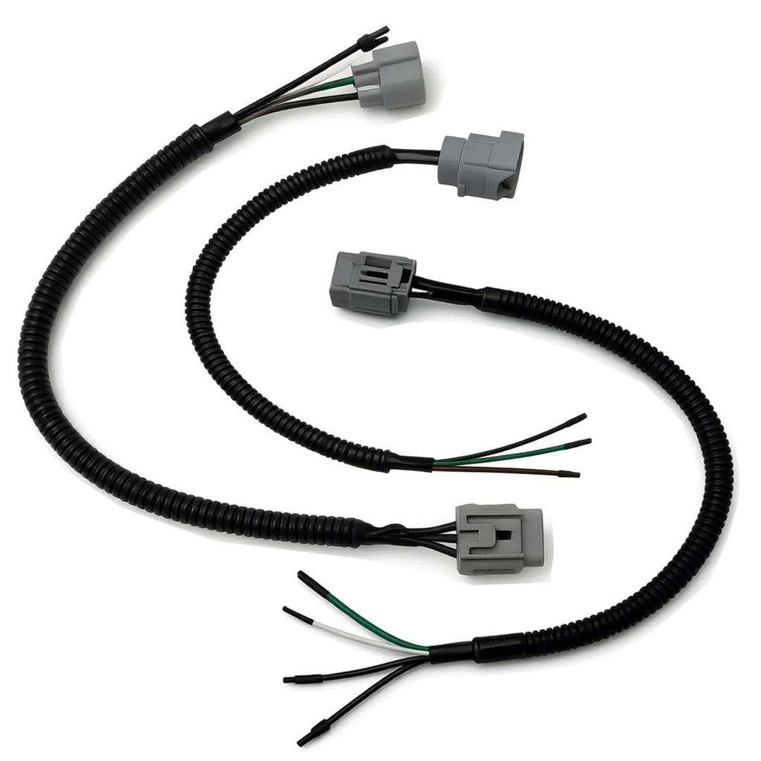 Auxiliary Switch Button AUX Wiring Connector Pigtail Harness 30A Kit Compatible with Cali Raised Ditch Light for Toyota Tacoma 2024-Up PT974-35252 PT948-35402 PT948-35450