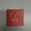 Rustic Nativity Christmas Ornament 2025-2-Sided Printed Ceramic Nativity Scene Ornaments, Religious Presents for Christian Women Men - Holy Family Jesus Christmas Tree Decorations