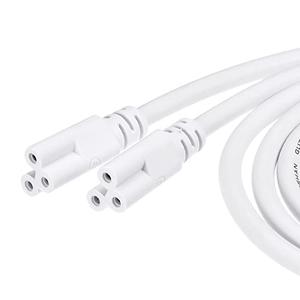 MECCANIXITY T5 T8 LED Tube Connector Cable 1.5M Male to Male Double End Extension Cord for LED Integrated Light Tube, Pack of 2,  Size: 1.5M