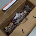 Christmas Jigsaw Puzzle for Kids Ages 3-5 4-8 Year Old and Up，Jumbo 72 Piece Reindeer Floor Puzzle Fancy Toddler Learn Educational Toys Gift Box