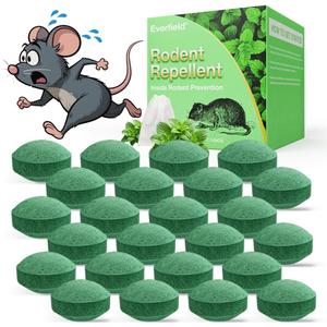 24PCS Mouse Repellent, Natural Ingredients, Safe for Kids and Pets, Peppermint Oil to Repel Mice and Rats, Ideal for Indoor Use, Rat Repellent Balls Deterrent Indoor Pest Insect Control