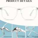 2 x Oilway Blue-Light Blocking Glasses for Women Men - 3Pack Computer Reading/Gaming/TV/Phones Glasses Anti Eyestrain