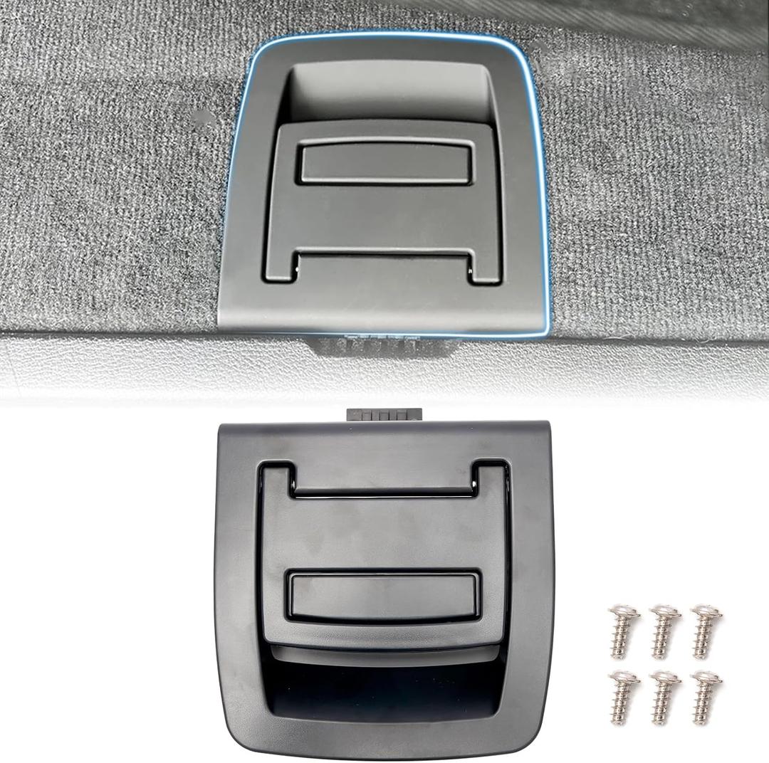 Rear Trunk Floor Mat Handle 51479120283 for BMW X5 E70/F15 (2006-2018), X6 E71/F16 (2007-2019) Replacement Without Locking FunctionBlack