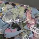 Women's Floral Maxi Dress V-Neck Long Sleeve Boho Flowy Tiered Ruffle Dress for Spring Wedding Guest Vacation (Large, Blue)