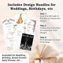 Wedding Sign Holder, Adjustable Welcome to Our Wedding Sign Stand W/Design Bundle & Leather Sign Hanging Straps, Heavy Duty Easel Stand for Sign, Wedding Seating Chart Stand, Easel for Display (White)