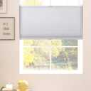 Arlo Blinds White Room Darkening Top Down Bottom Up Deluxe Cordless Cellular Shades - Size: 34.5" W x 60" H, Cordless Honeycomb Blinds
