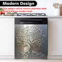 Dishwasher Magnet Sticker Cover Panel Decal Refrigerator Magnetic Sticker Decorative for Kitchen Decoration,Fridge Door Cover,Home Appliances Decor Stickers (Tree of Life 1, 23.03"x25.59"), 23"x26"