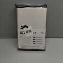 100% Blackout Shield Blackout Curtains for Bedroom 84 Inches Long, Back Tab/Rod Pocket Living Room Drapes, Thermal Insulated Blackout Curtains 2 Panels Set, 50" W x 84" L, Cream