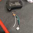 19.7" Black Modern Ceiling Fan with Light and Remote, Dimmable, 3000k-6000k 6CCT, 6 Winds Speeds, Flush Mount, Low Profile, Bladeless Ceiling Fan for Bedroom