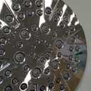 Delta 6-Setting Chrome Shower Head with High Pressure Spray, 6 Inch Round Shower Head, Showerheads, 1.75 GPM Flow Rate, Chrome 52535