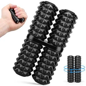Dilabnba Hand Roller Pain Fidget Toy for Adult Anti Anxiet Stress Relief, Metal Thumb-Press Massage Style for Promotes Focus Clarity, Gift for Valentine Easter Chamstic - Black
