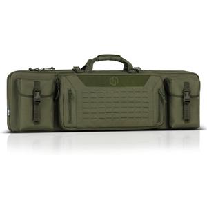 Savior Equipment Urban Warfare Tactical Double Long Gun Bag Case Backpack w/Pistol Handgun