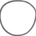 Upgrade Dryer Door Gasket Seal DC62-00262A Compatible with Samsung Dryers Replace AP4342228, 2070233, PS4208731, EAP4208731