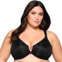 Glamorise Women's Plus Size Wonderwire Posture Back Bra Underwire #9265 (40G, Black)