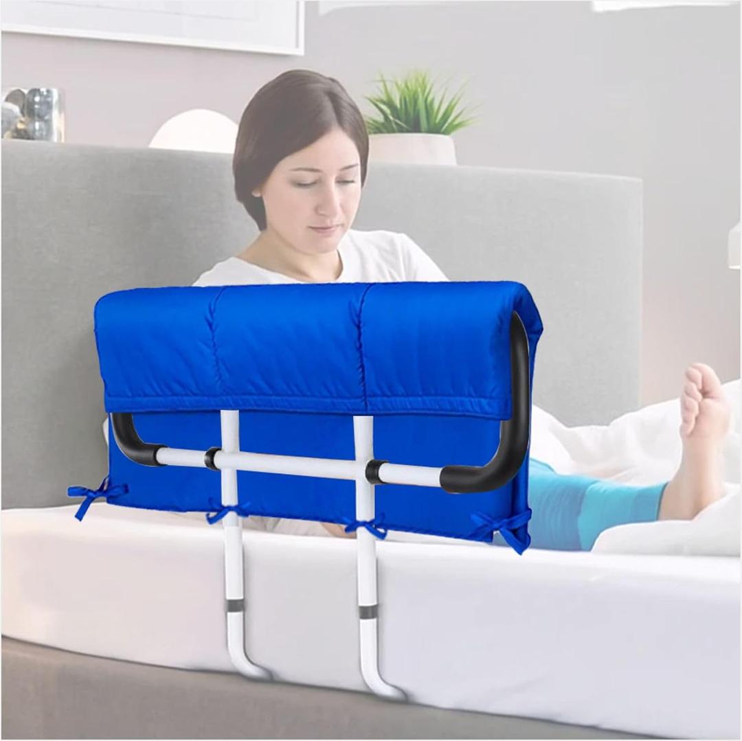 EDWERD Bed Rail Padding Cushion for Clinic & Home - Bedside Bumper Pads for Elderly Adults, Bed Fall Protector & Safety Guard, 31" L × 24" W × 1" H (2)