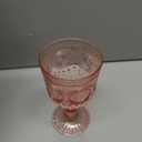 12 Oz Plastic Vintage Wine Glasses Goblets Drinking Glasses Sunflower Embossed Glassware Plastic Champagne Flutes Unbreakable Wedding Toasting Glasses Party Wine Cups for Bridal Shower Party (24, Pink)