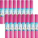 16 Pack 3 mm Thick Yoga Mat Bulk, Exercise Workout Non Slip Fitness Pad for Women Gym Home Yoga Pilates, Reliable Sturdy Material and Easy to Clean (Rose Red)