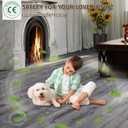 ACCOR HOME Peel and Stick Floor Tile, Luxury Vinyl Plank Flooring 36-Pack 54 Sq.ft, Real Wood Look Self-Adhesive Vinyl Floor Tiles, Easy DIY for Kitchen, Bedroom and Living Room, Smoke Grey