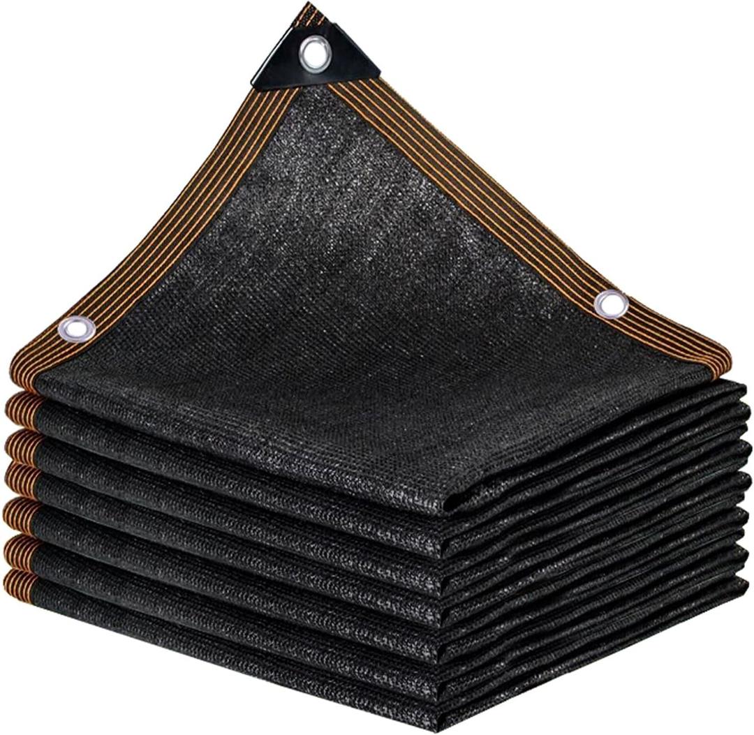 Garden Shade Cloth, 80%-90% Resistant Sun Shade Neting Mesh Tarp with HDPE Material and Reinforced Grommets, Sunblock Trap for Greenhouse Plant Pergola Backyard Patio, 10x10FT