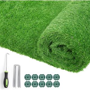 Artificial Turf Grass Outdoor: Grass Pad for Dogs Indoor Potty Training, Replacement Turf Rug for Patio Balcony Apartment Landscape Decoration, Easy to Clean with Drainage Holes(3.0x5.0ft)