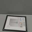 upsimples 8x10 Picture Frame, Display Pictures 5x7 with Mat or 8x10 Without Mat, Wall Hanging Photo Frame, Black, 1 Pack