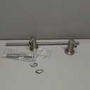 Delta Nicoli (1-Pack) 18'' w/ 6" Extender Towel Rack for Bathroom SpotShield Brushed Nickel Extendable 18-24" Towel Bar for Bathroom Wall Towel Holder Rod Wall Mounted NIC18-DN