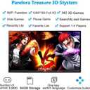 GWALSNTH 16800 Games in 1 Pandora's Box with WiFi Arcade Game Console, 3D Games,1280x720 Full HD,Support 4 Players,Search/Hide/Save/Load/Pause, 25 inches x 9.8 inches x 2 inches