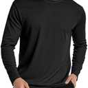 Long Sleeve Rash Guard for Men: Dri Fit Sun Protection UPF 50+ Uv Cooling Moisture Wicking T-Shirt for Workout, XXL