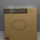 1PACK LED Flush Mount Ceiling Light Fixture, 3000K-4000K-6500K & 100W Equivalent Modern Kitchen Ceiling Lamp 15W 1500Lm 7.5 Inch Closet Round Surface for Bathroom Laundry Bedroom Hallway, Black