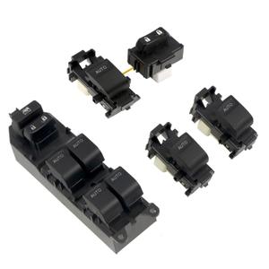 HIGH FLYING for Toyota Tundra 2007-2021 LED Lighted Power Window Switch Control, Lock/Unlock Switch with Auto Down/Up, Kit of White Light (NOT Fit 1794 Edition, Platinum, TRD Pro)