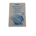Wine2Go Diamond Silicone Wine Glasses 9oz