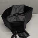 Jiawu Hat Box, Foldable Hat Storage Box, Stackable Bag with 2 Handles and Cardboard, Portable Hats Travel Case, Hats Carrier Container for Men, Women